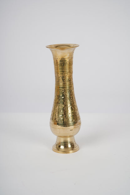 Brass flower vase