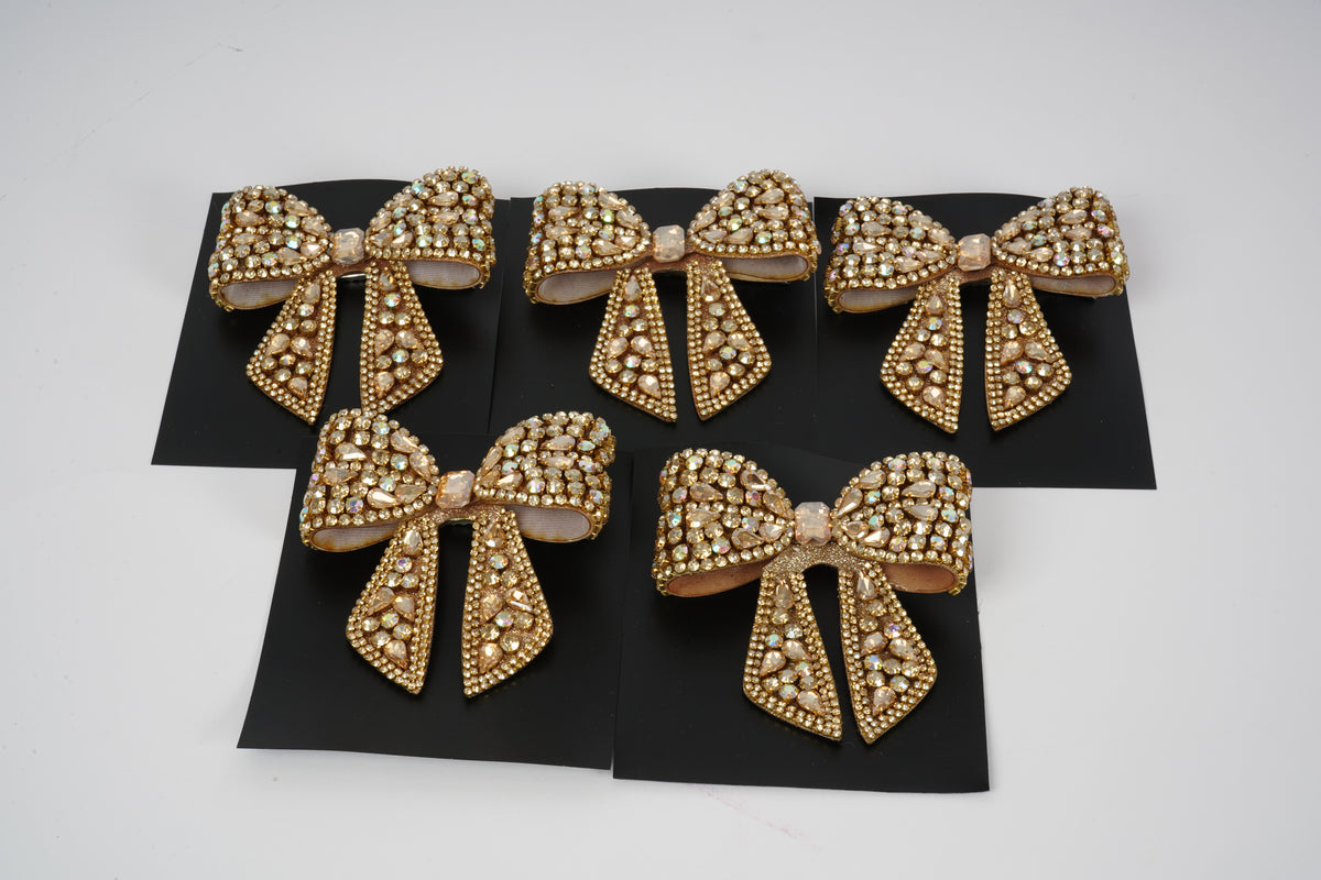 Golden Bow hair clip
