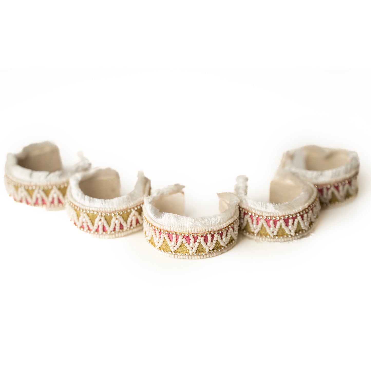 EMPRESS BLUSH HANDCUFF - SET OF 5