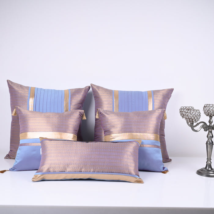 Austin Lake & Sky Silk Bedset Cusion Covers