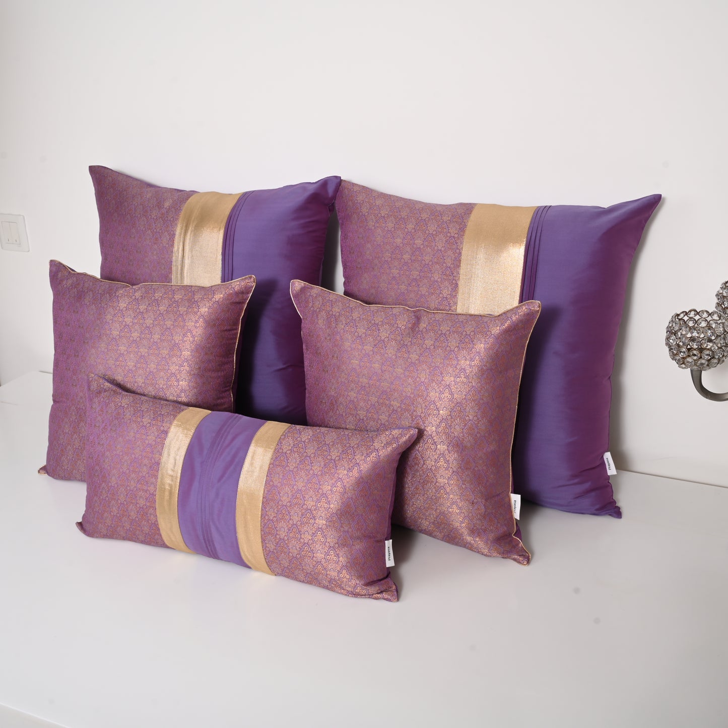 BED SETS / SOFA CUSHIONS - CUSHION COVER | SILK BROCADE