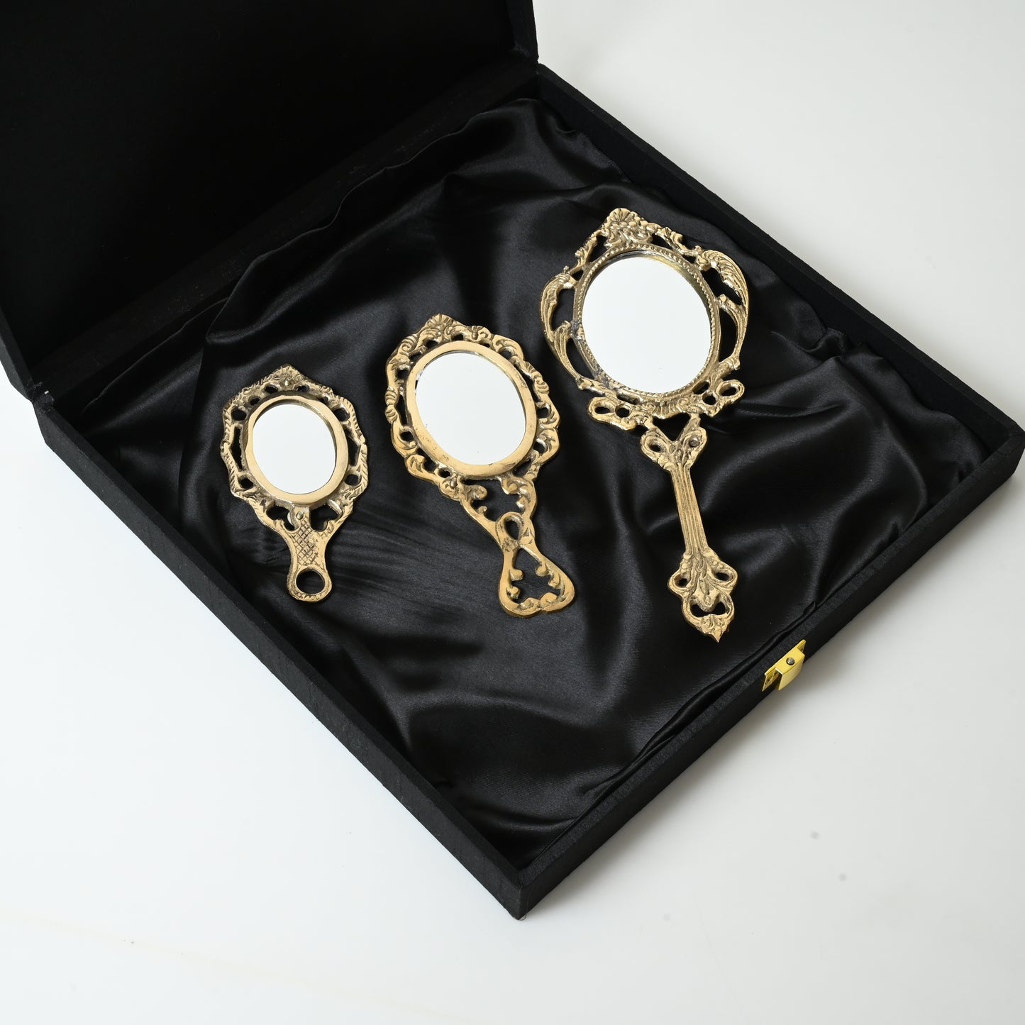 Royal Brass Mirror Majestic Set of 3