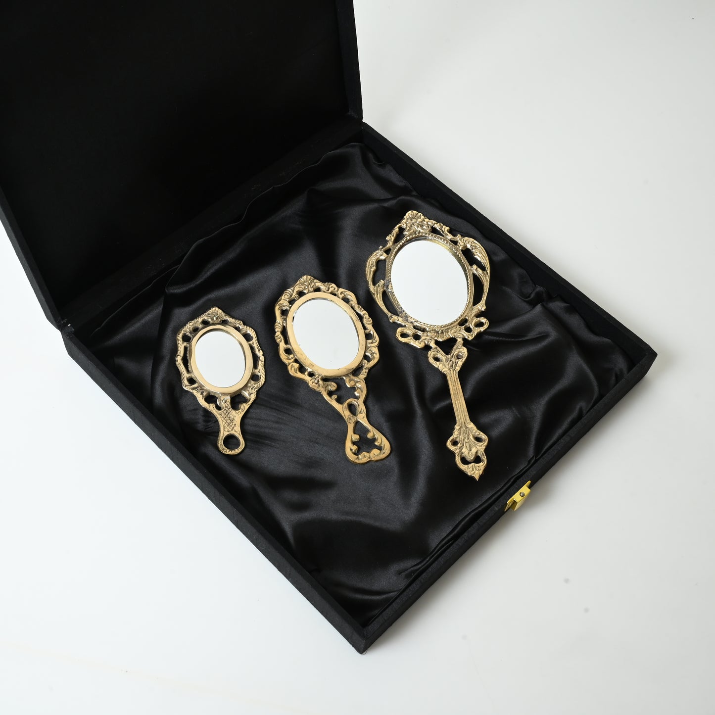 Royal Brass Mirror Majestic Set of 3