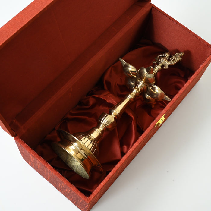 Brass lamp for festival gifting