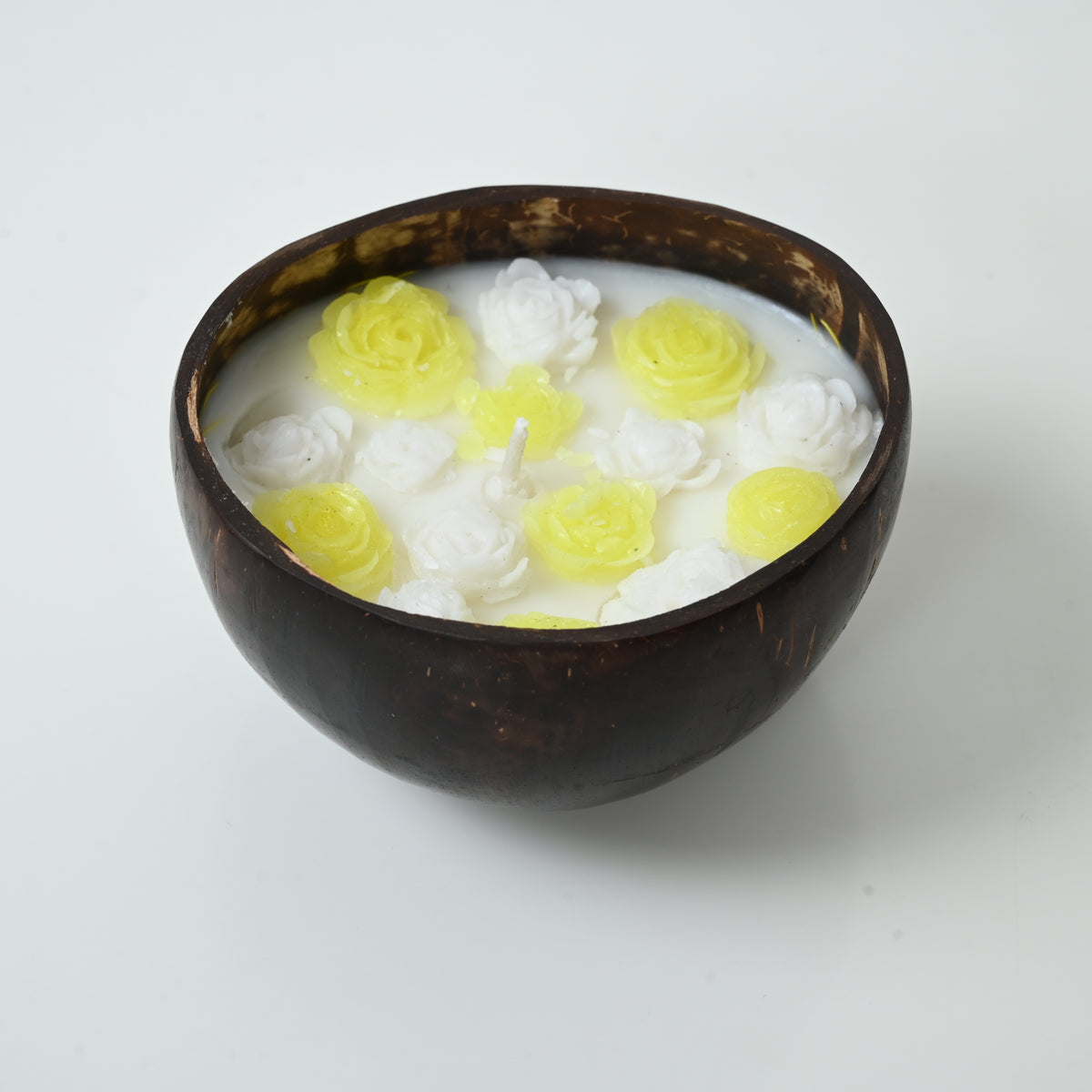 Coconut bowl diya