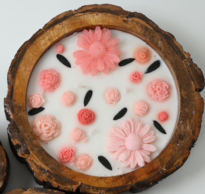 Wooden Candles Set