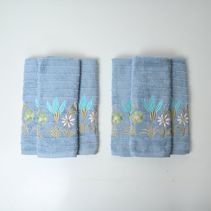 HAND TOWEL SET OF 6 | TULIP GARDEN
