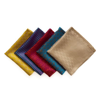 POCKET SQUARE SET OF 5