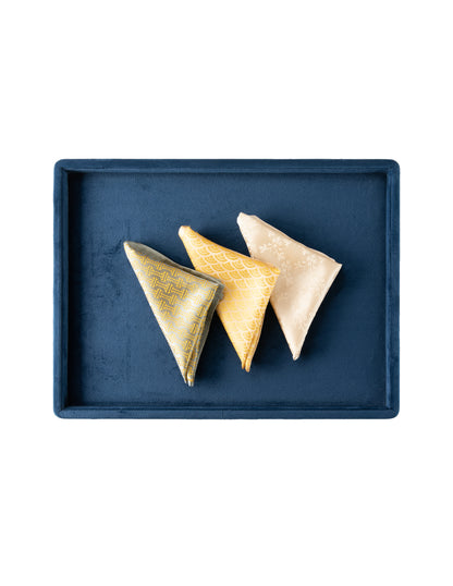 POCKET SQUARE SET OF 3