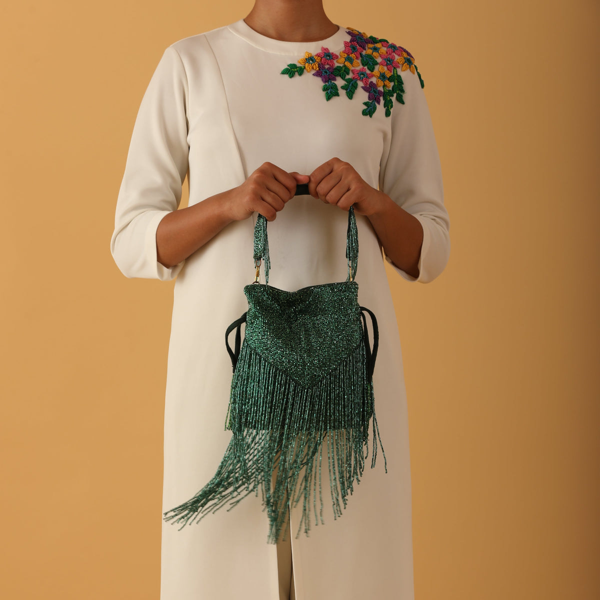 Glass beaded