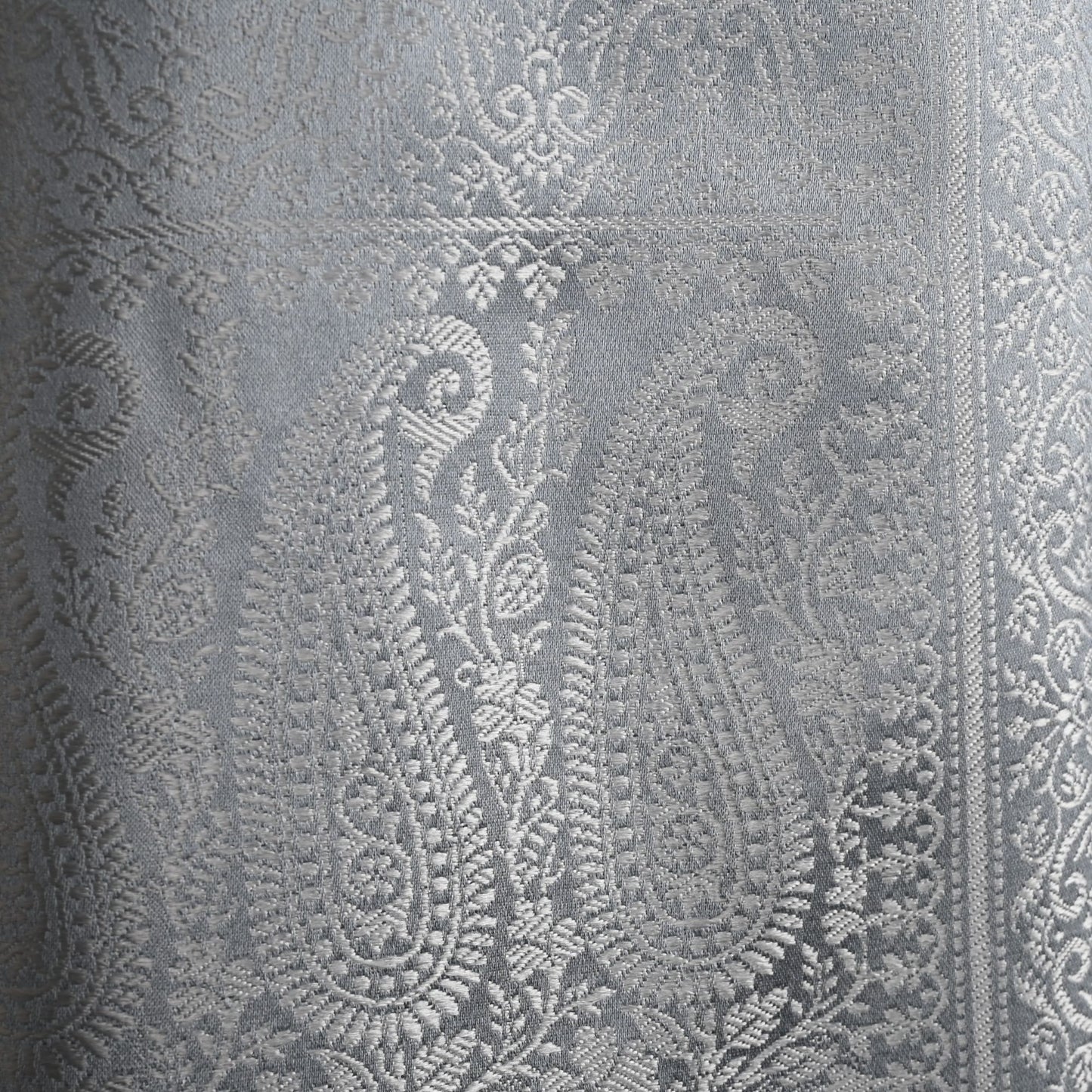 SILK STOLE - GREY SILVER MIST