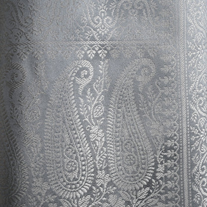 SILK STOLE - GREY SILVER MIST