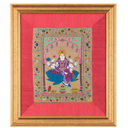 SILK  TAPESTRY - LAXMI ( SMALL  24" X 20 ")