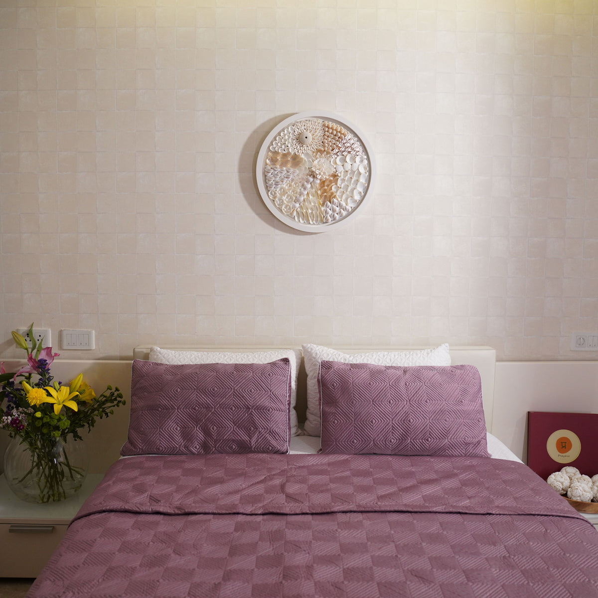 Pearl Bloom Big Shell Wall Art