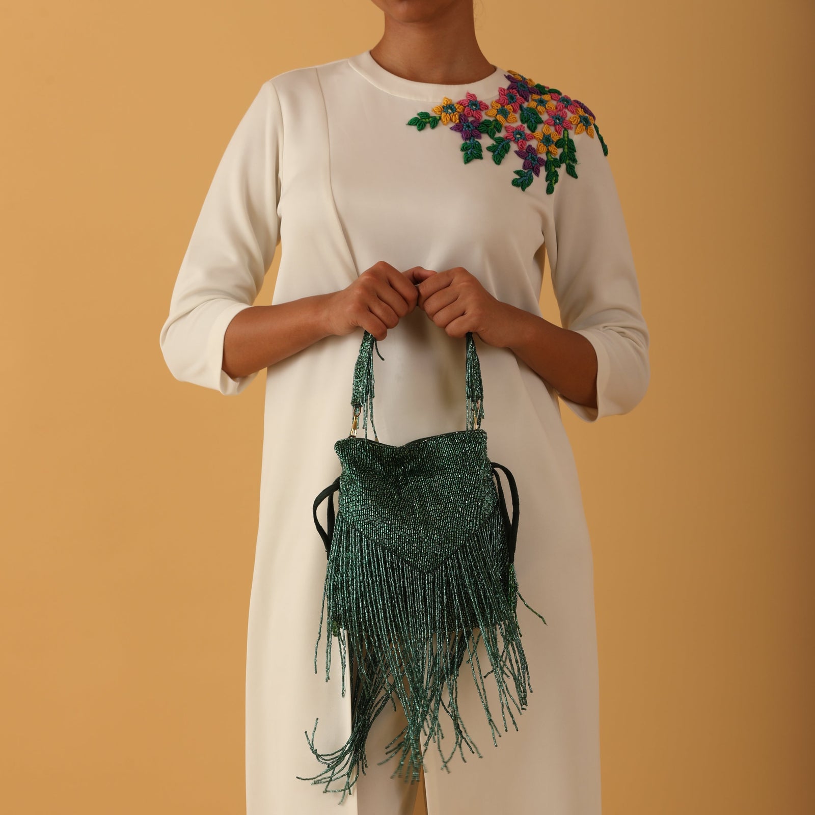 Green potli party bag