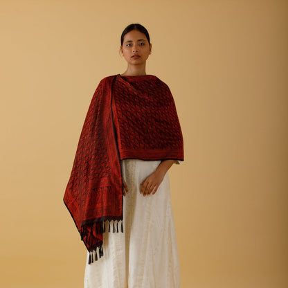 SILK STOLE - GULNAAR