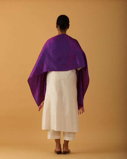 SILK STOLE - PURPLE VALLEY