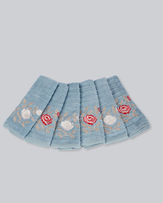 HAND TOWEL SET - BLUE MEADOW