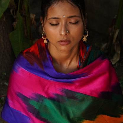 SILK STOLE - RAINBOW