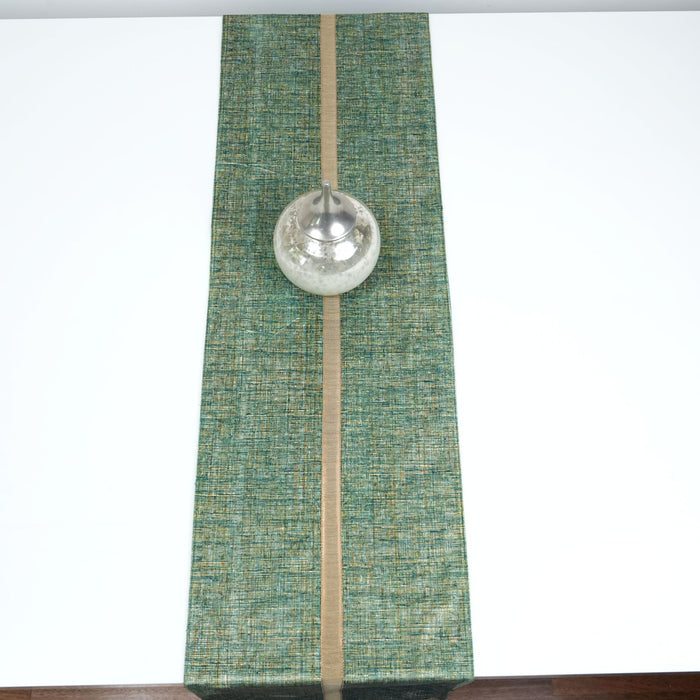 Handcrafted Table Runner Olive Green - Elegant Dining & Festive Décor