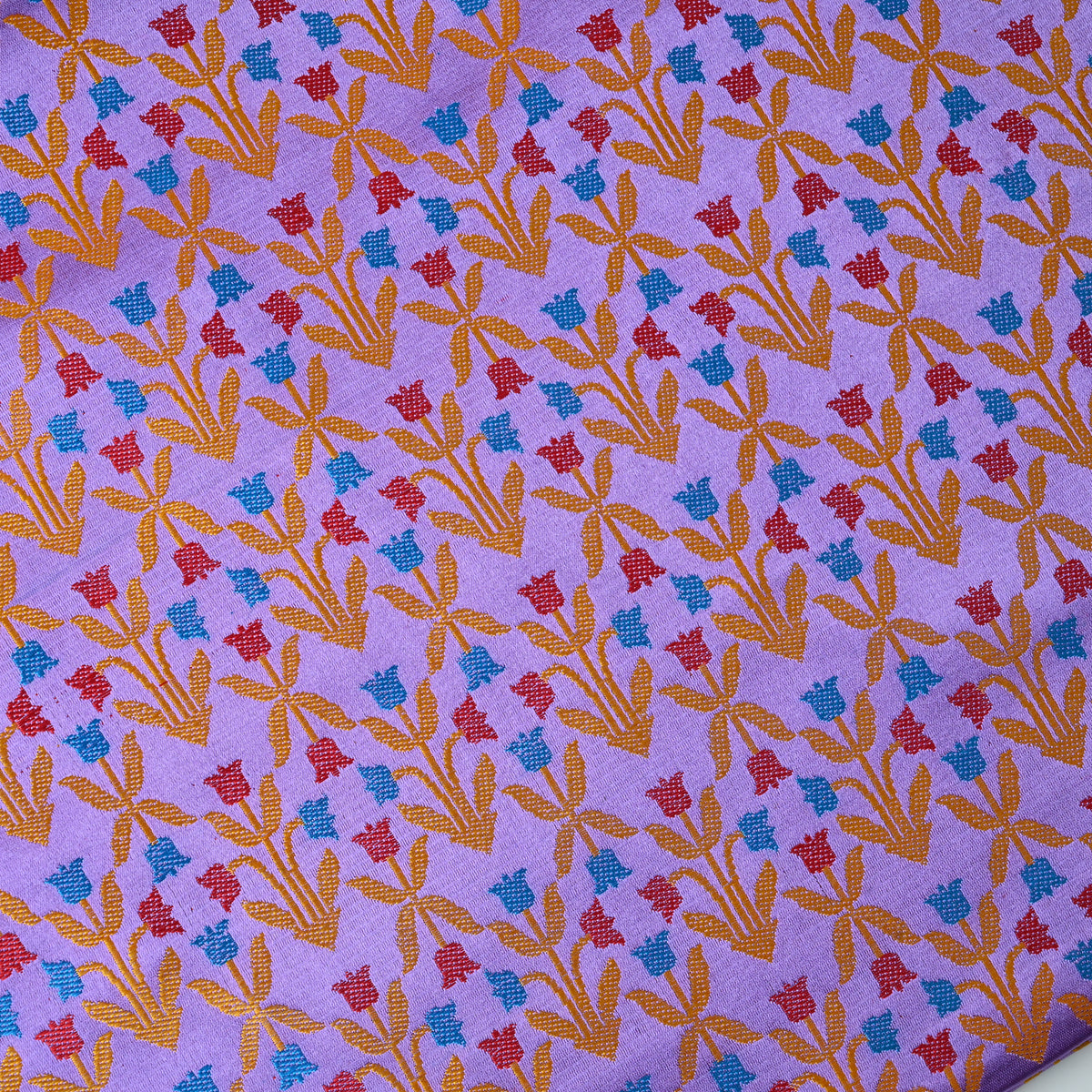 Pure Silver Raw Silk Fabric - Sustainable For Fashion ( 5 Meter )