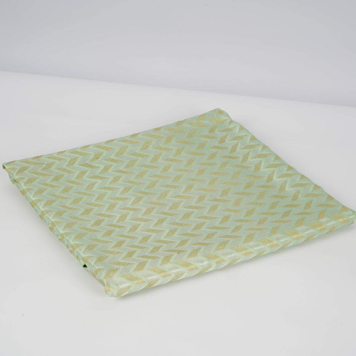 Pure Green Silk Fabric