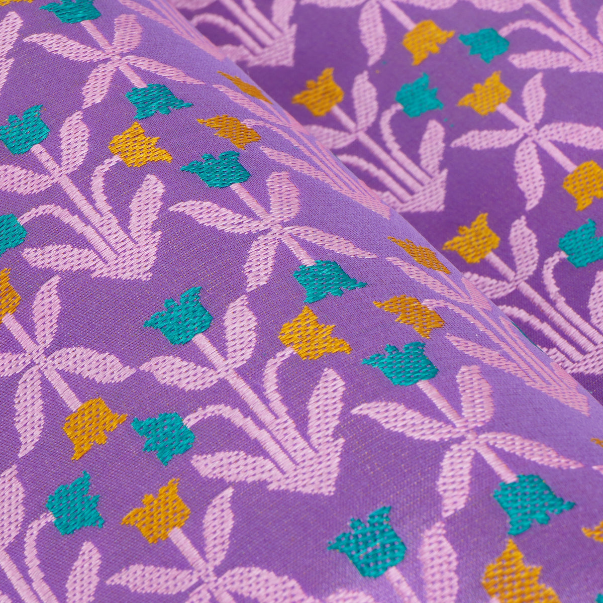 Light Purple Silk Fabric