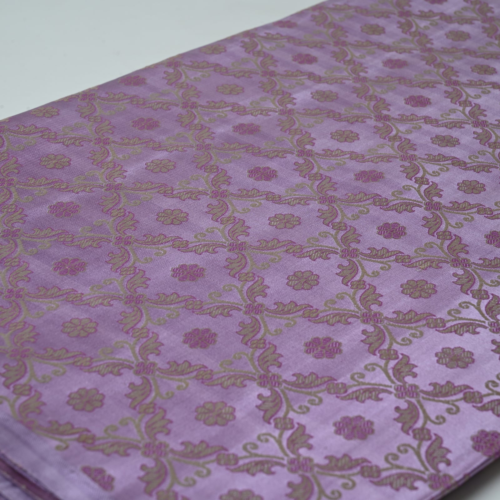 Pure Silver Raw Silk Fabric - Sustainable For Fashion ( 5 Meter )