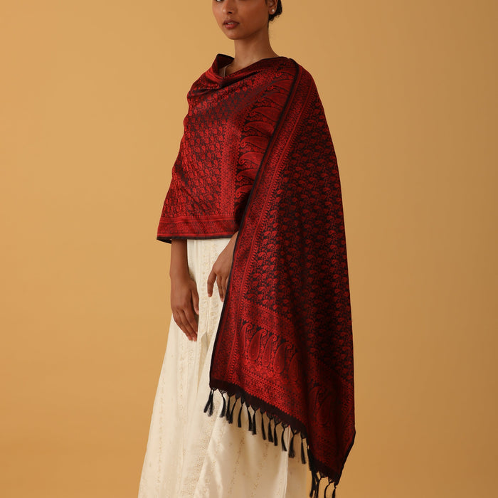 SILK STOLE - GULNAAR