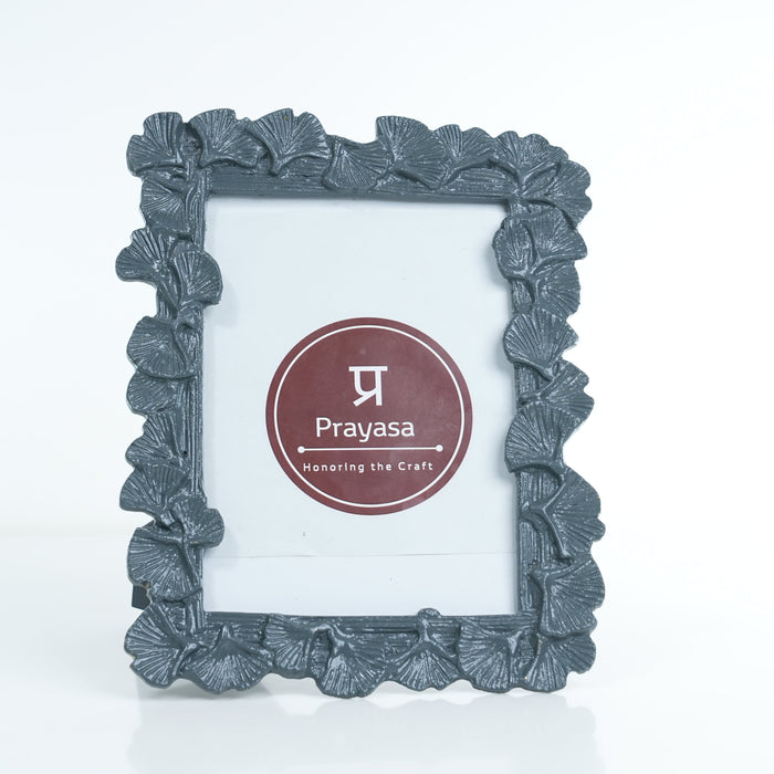 Resin Rectangle Grey Photo Frame