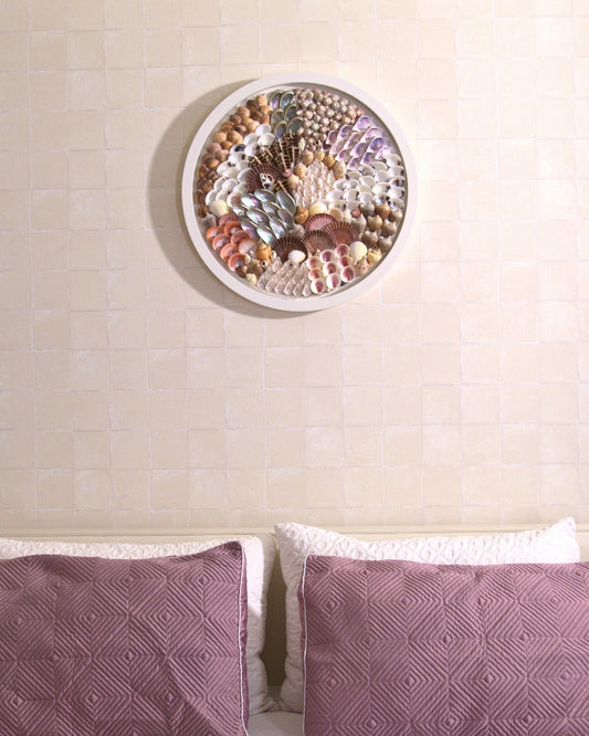 SHELL WALL ART BIG - COASTAL CARNIVAL