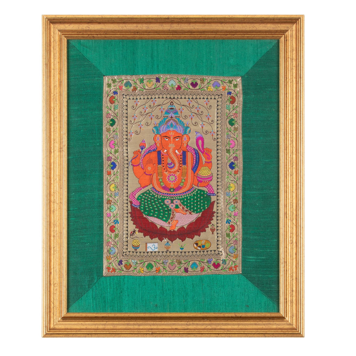 Ganesha Silk Tapestry