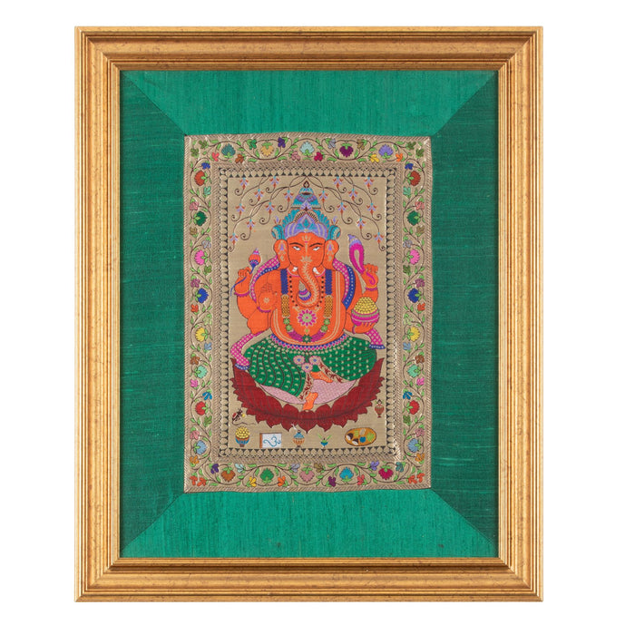 Ganesha Silk Tapestry