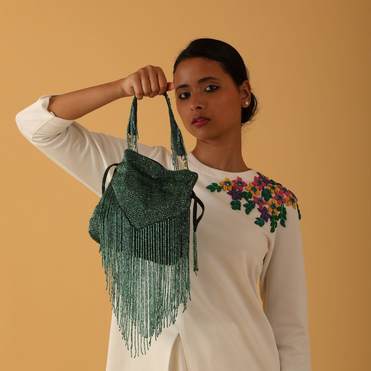 POTLI BAG - EMERALD MUSE
