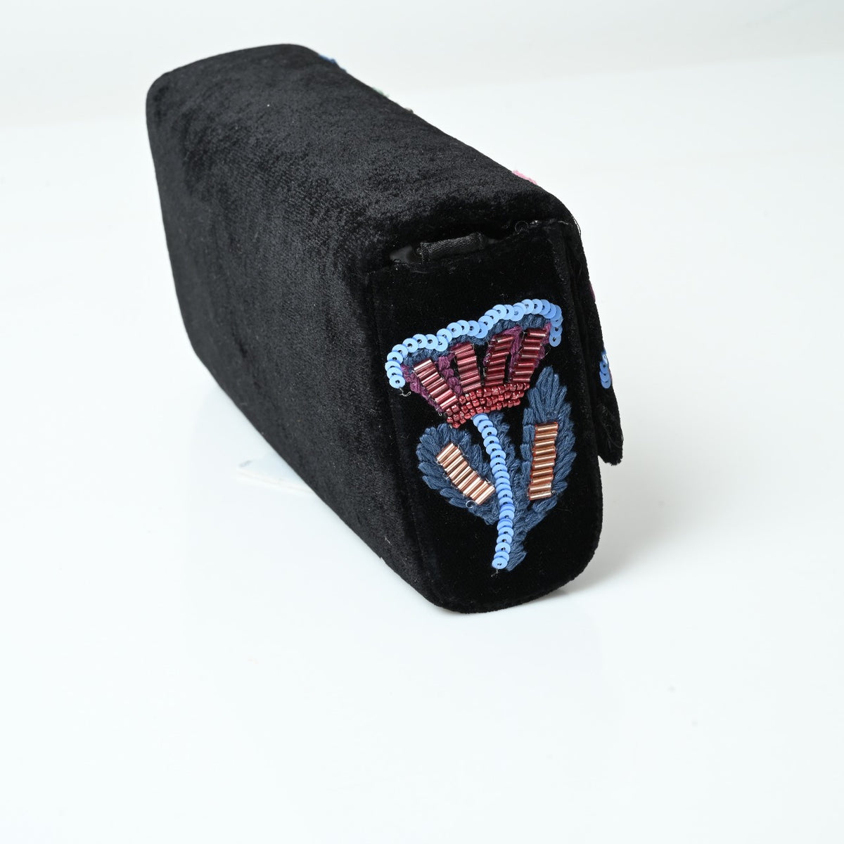 Velvet clutch for girl