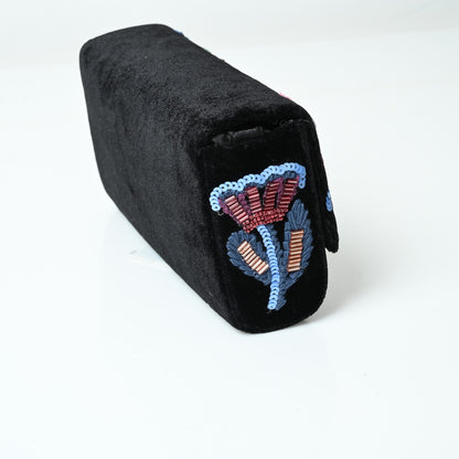 Velvet clutch for girl