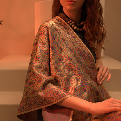 SILK STOLE - PERSIAN BEIGE