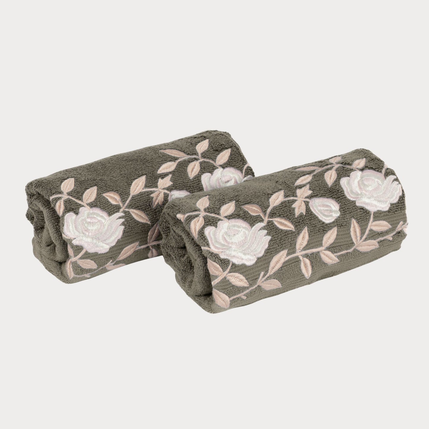 BATH TOWEL SET OF 2 | ROSE DESIGN