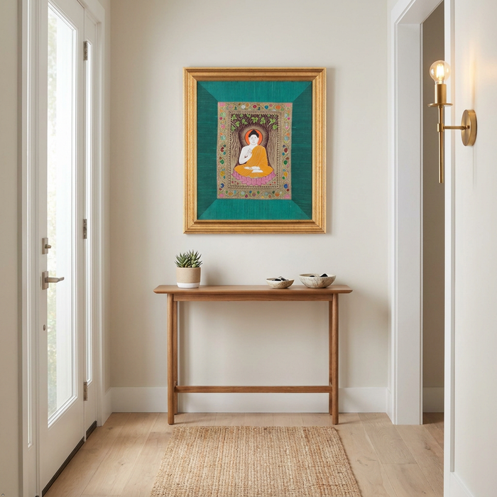 Buddha Silk Tapestry