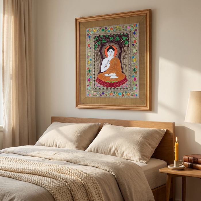 Big Buddha Silk Tapestry
