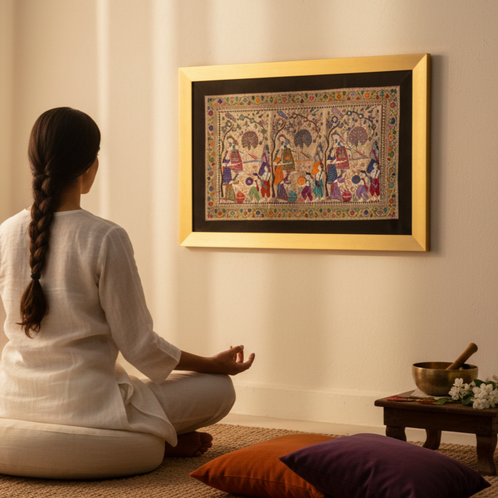 SILK TAPESTRY-6 GOPIA IN ONE FRAME