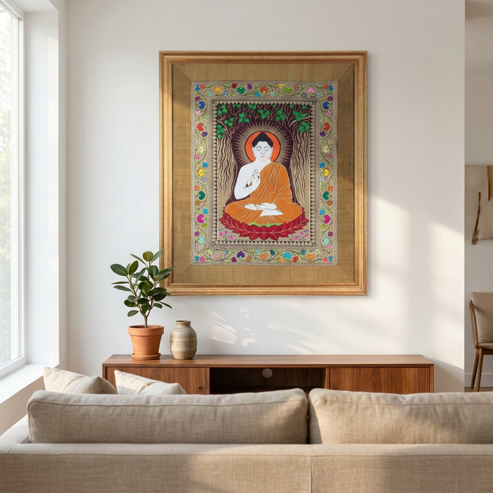 Big Buddha Silk Tapestry