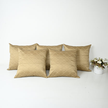 Golden cushion cover