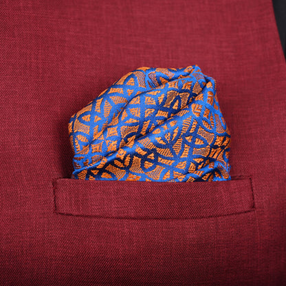 TWO COLOR SILK POCKET SQUARE | SINGLE