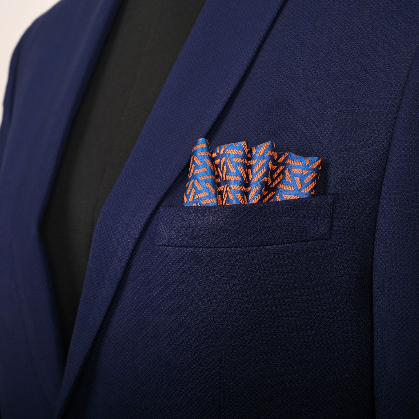 TWO COLOR SILK POCKET SQUARE | SINGLE