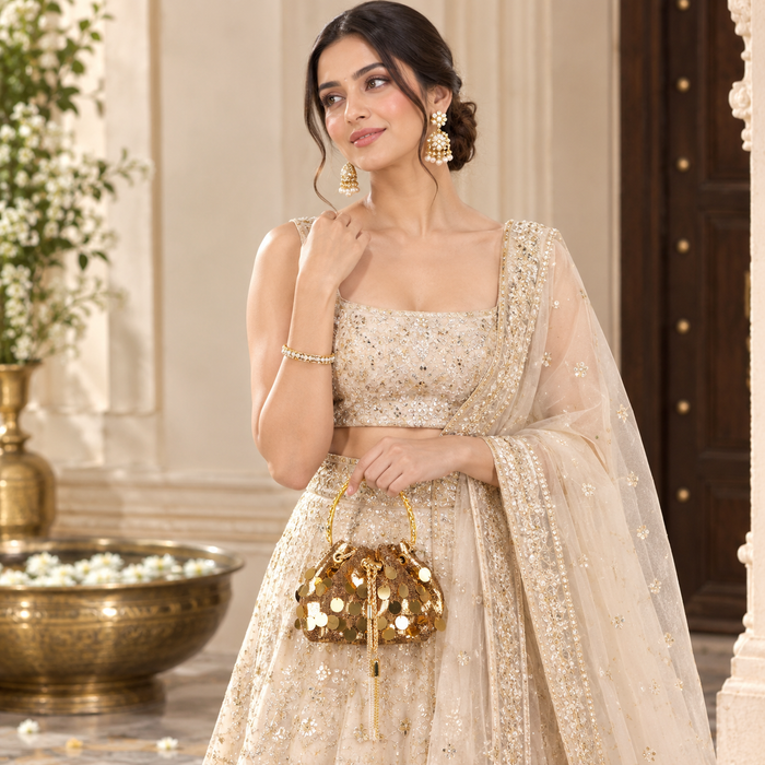 Golden Shine Potli Bag