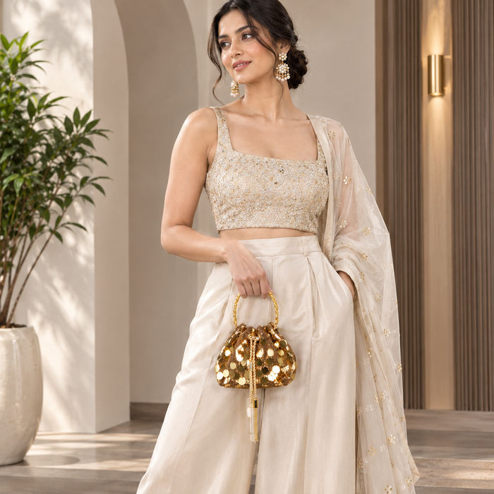 Golden Shine Potli Bag