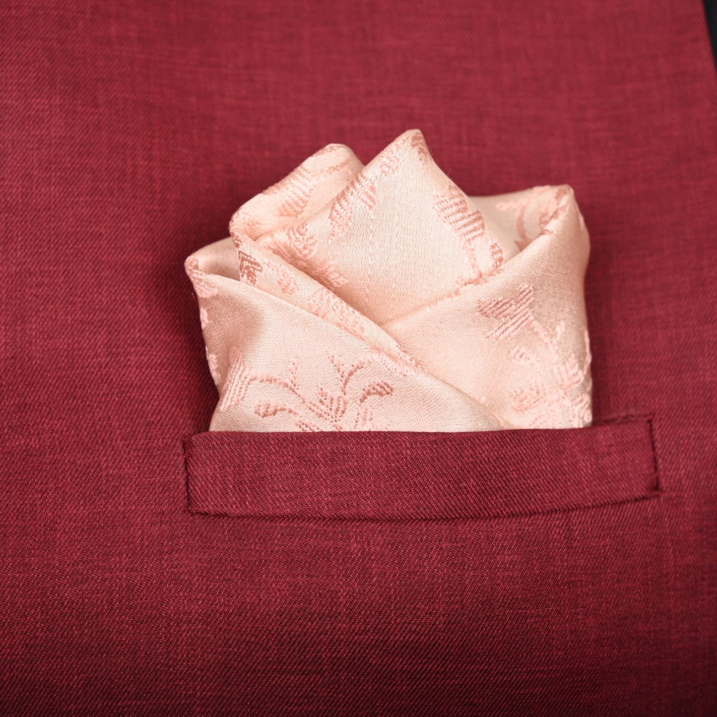 TWO COLOR SILK POCKET SQUARE | SINGLE