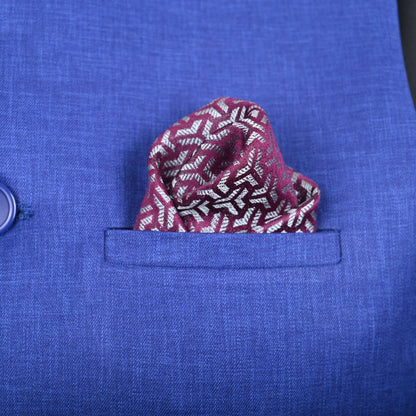 TWO COLOR SILK POCKET SQUARE | SINGLE