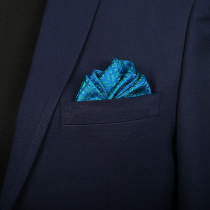 TWO COLOR SILK POCKET SQUARE | SINGLE